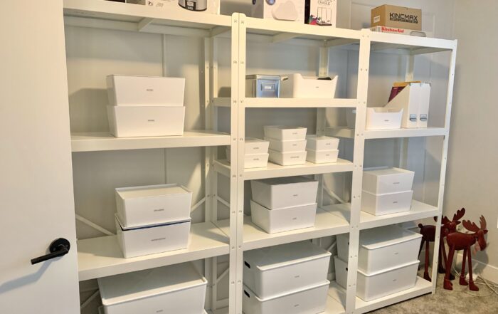 Professionally organized storage